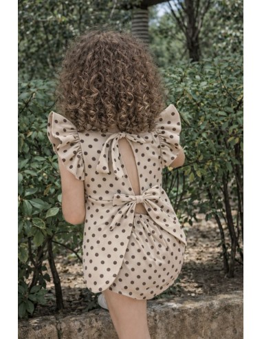 Flamenca lunar terciopelo beige