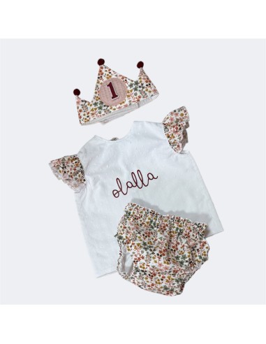 Blusa abierta y Cubrepañal