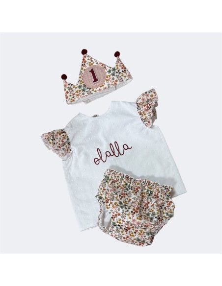 Blusa abierta y Cubrepañal